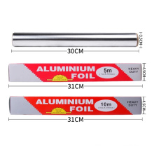 Roll Foil Paper Aluminum 0.2mm Thickness Soft Silver Duty Kitchen Wrap Heavy Hen Packing Food Barbecue Cooking